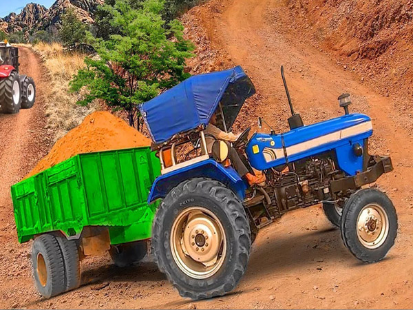 Tractor Trolley on Rental
